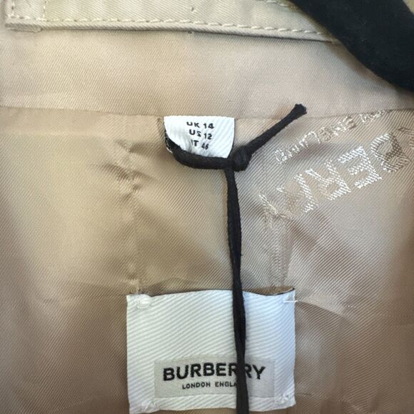Burberry Womens Egremont Trench coat size 12 NWT - Picture 7 of 16